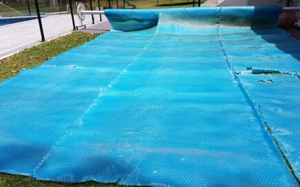 bubble pool cover damaged